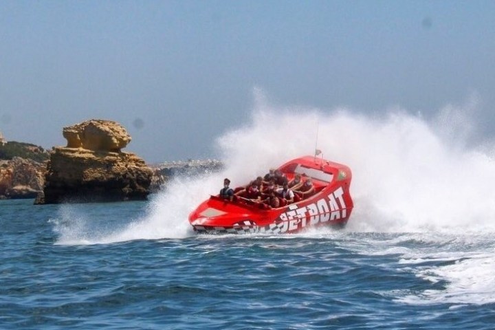 a small boat in a body of water